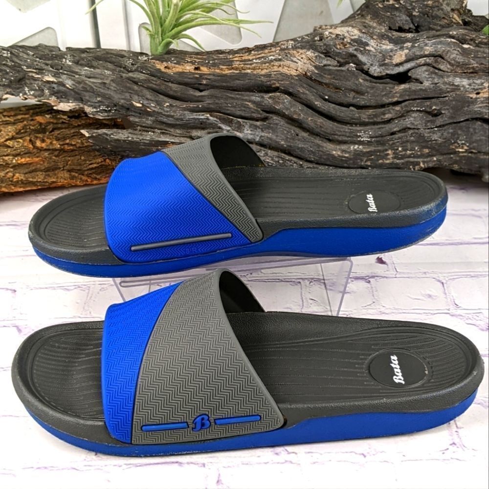 BATA Men's Samule Slipper Slides - Picture 4 of 11